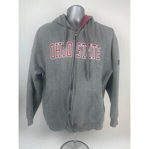 OVB Ohio State Buckeyes Full Zip Hoodie Men’s L VTG Y2K Old Varsity Brand